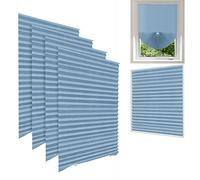 Maritown 4Pack No Drill Temporary Blinds Stick on for Windows Door Easy Fit