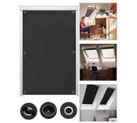 Maritown Black Out Blinds Stick on Portable Travel Blackout Blind with Suction Cups No Drill Temporary Curtains for Bedroom Windows Skylight Doors