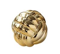 Maritown Ceramic Knot Decor Knotted Ball Ornament Decorative Home Accessories Aesthetic Sculpture Statue Art Craft Collectible Round Knot Ball for Bookshelf Entryway Coffee Table Modern Home Decor