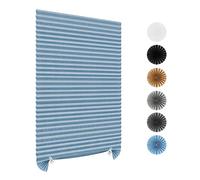 Maritown No Drill Stick on Blinds for Windows Temporary Pleated Shades