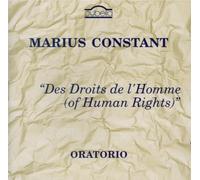 Marius Constant: Des Droits de l'Homme