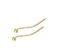 Marius Earrings Pale green one size