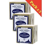 Marius Fabre - MARSEILLE SOAP - Olive Oil Cube 400 Gr - Lot of 3 Cubes 400 Gr