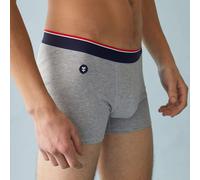 Marius Plain Hipsters in Organic Cotton Grey Marl