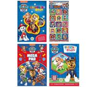 Marjen Paw Patrol Activity Set 3 - Including Sticker by Numbers, Mega Pad, Colouring Book and Reward Stickers. Providing Hours of Entertainment and Creativity for Young Fans of Paw Patrol.