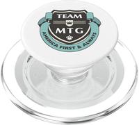 Marjorie Taylor Greene Team MTG America Always For USA PopSockets PopGrip for MagSafe