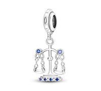 MARJS Balance Libra Charm Scales Lawyer Solicitor Judge Law Graduation Charm Bead Pendant 925 Sterling Silver Dangle Compatible With Pandora Charm Bracelet
