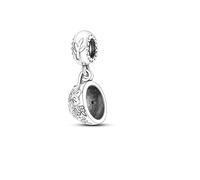 MARJS Coffee Mug Cup Tea Hot Chocolate Charm Bead Pendant 925 Sterling Silver Dangle Compatible With Pandora Charm Bracelet