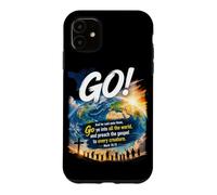 Mark 16:15 Go Into All The World and Preach The Gospel Case for iPhone 11