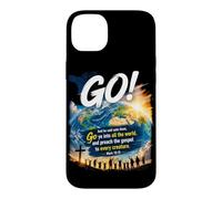 Mark 16:15 Go Into All The World and Preach The Gospel Case for iPhone 14 Plus