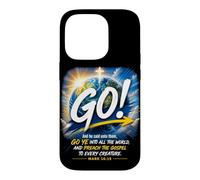 Mark 16:15 Go Into All The World and Preach The Gospel Case for iPhone 14 Pro
