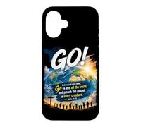 Mark 16:15 Go Into All The World and Preach The Gospel Case for iPhone 16