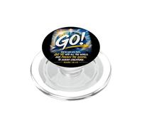 Mark 16:15 Go Into All The World and Preach The Gospel PopSockets PopGrip for MagSafe
