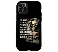 Mark 8:36 What Shall if Profit - Eternity Verse Warning Case for iPhone 11 Pro
