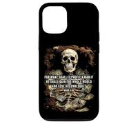 Mark 8:36 What Shall if Profit - Eternity Verse Warning Case for iPhone 12/12 Pro