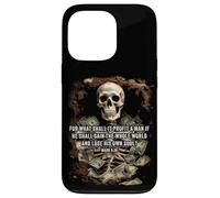 Mark 8:36 What Shall if Profit - Eternity Verse Warning Case for iPhone 13 Pro