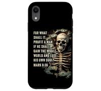 Mark 8:36 What Shall if Profit - Eternity Verse Warning Case for iPhone XR