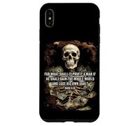 Mark 8:36 What Shall if Profit - Eternity Verse Warning Case for iPhone XS Max