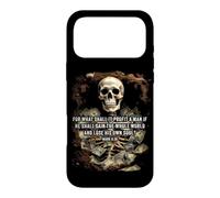 Mark 8:36 What Shall it Profit - Eternity Verse Warning Case for iPhone 17 Pro Max