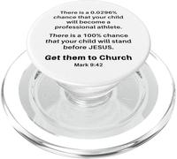 Mark 9:42 - Get Your Children Back Into Church Exhortation PopSockets PopGrip for MagSafe