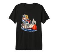 Mark Boat Ready Sailing Regatta Premium T-Shirt