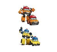 (Mark + Butch) Robocar Poli Toy Car Transformed Pull Back Robot Kids Car Toys Action Figure