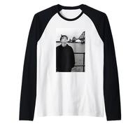 Mark E Smith of The Fall Photo By AJ Barratt Raglan Baseball Tee