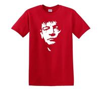 Mark E Smith The Fall Legend Che Guervara Style Heavy Cotton t-Shirt Red