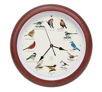 Mark Feldstein & Associates The Original 25th Anniversary Edition Singing Bird Clock (33cm, Premium Cherry)