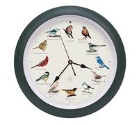 Mark Feldstein & Associates The Original Singing Bird Clock 25th Anniversary Edition, As Seen On TV (13 Inch, Matte Green)