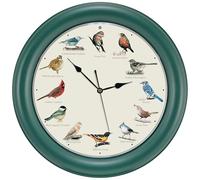 Mark Feldstein Original Singing Bird Clock, 10.7-Inch