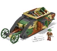COBI-2993 Great War Mark I Model Tank Building Bricks 884Pcs