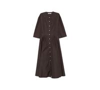 MARK KENLY DOMINO TAN Denilla buttonned front midi dress - Brown 36-38