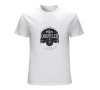 Mark Knopfler Guitar Tour Men's White T-Shirt Unisex Tee Shirt L