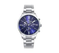 Mark Maddox Men's Chronograph Watch, Steel, Blue Dial, Ref. HM1019-33, blue