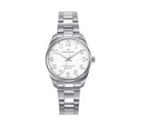 Mark Maddox MM1032-05 - Women's Analogue Watch Three Hands 32 mm, Steel Case and Bracelet, White Dial with Arabic Numerals, WR 50 m