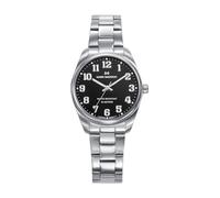 Mark Maddox MM1032-55 - Women's Analogue Watch Three Hands 32 mm, Steel Case and Bracelet, Black Dial with Arabic Numerals, WR 50 m