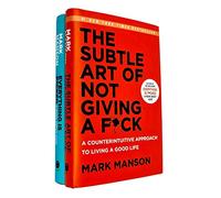 Mark Manson Collection 2 Books Set (The Subtle Art of Not Giving a Fck, [Paperback] Everything Is Fcked)