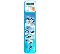 mark-my-time 3D Penguins Digital Bookmark and Reading Timer - Purple