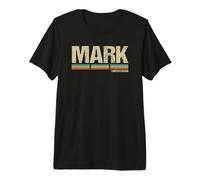 Mark Name Surname Retro Vintage Birthday Premium T-Shirt