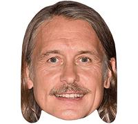 Mark Owen (Moustache) Celebrity Mask, Flat Card Face, Fancy Dress Mask