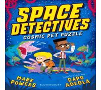 Mark Powers Space Detectives: Cosmic Pet Puzzle Paperback Book Mark Powers Multicolor