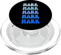 Mark Retro Name Stack Design PopSockets PopGrip for MagSafe