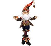 Mark Roberts Fall 2023 North Pole Jack O' Lantern Elf, Small - 13.5 Inches