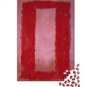 Mark Rothko 1000 Piece Jigsaws Wooden Puzzle for Adults Jigsaw Puzzles for Kids Brain Teaser Game DIY Puzzle Toys Jigsaw Puzzles 1000 Pcs