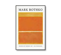 Mark Rothko Abstract Multicolor Mural Painting Picture Posters and Prints Home Frameless Canvas Painting A1 50x70cm