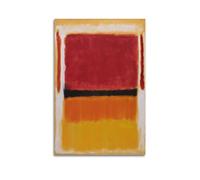 Mark Rothko Abstract Printed Posters Violet, Black, Orange, Yellow on White And Red Canvas Wall Art Prints Photo Picture Paintings Room Decor Home Decorative 20x30inch(50x75cm)