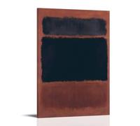 Mark Rothko Black in Deep Red Canvas Print Wall Decor 20x30inch