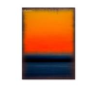 Mark Rothko(Blue Black Orange)Famous Paintings Print on Canvas Abstract Art Posters and Prints Wall Art Color Pictures for Living Room Decor 40x60cm(16x24in)Frameless