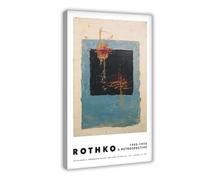 Mark Rothko Exhibition (2) Decor Print Picture Paintings for Living Room Bedroom Decoration 08x12inch(20x30cm)